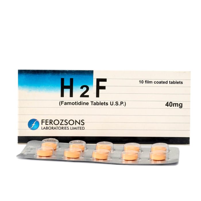 H2F 40mg Tablet - Medicore Health